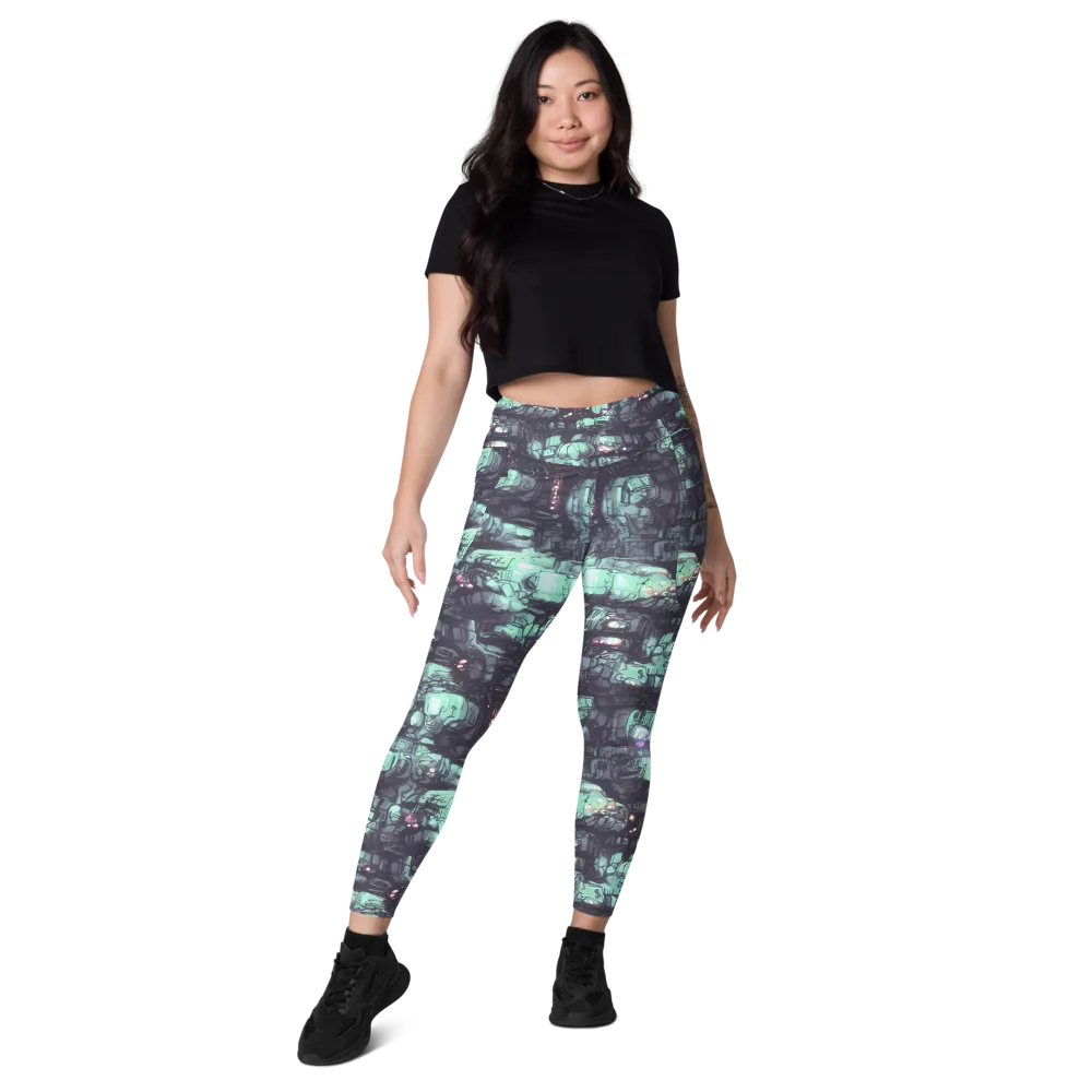 Neon Underworld on Leggings with Pockets — Front