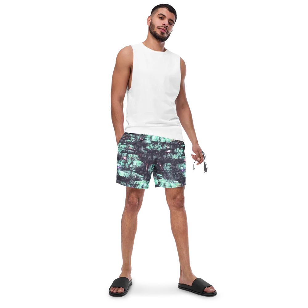 Neon Underworld on Swim Trunks — Front