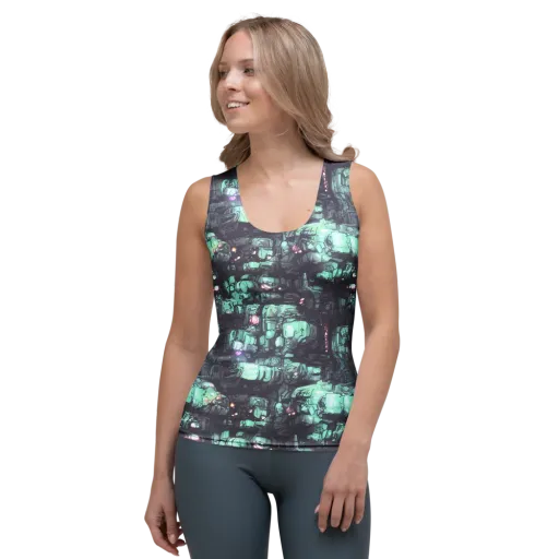 Neon Underworld on a Women's Tank Top