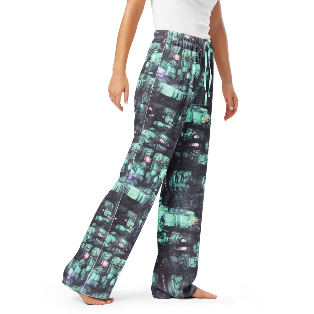 Neon Underworld on Women's Pajama Pants — Right Front