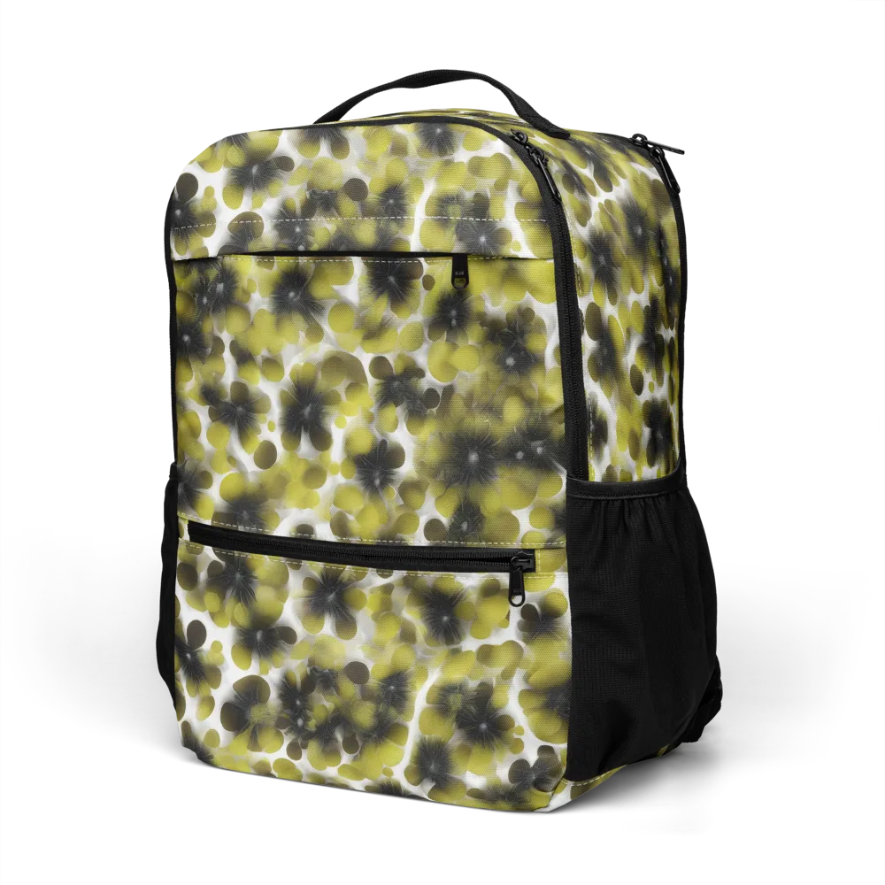 Chartreuse Midnight on Utility Backpack — Left Front