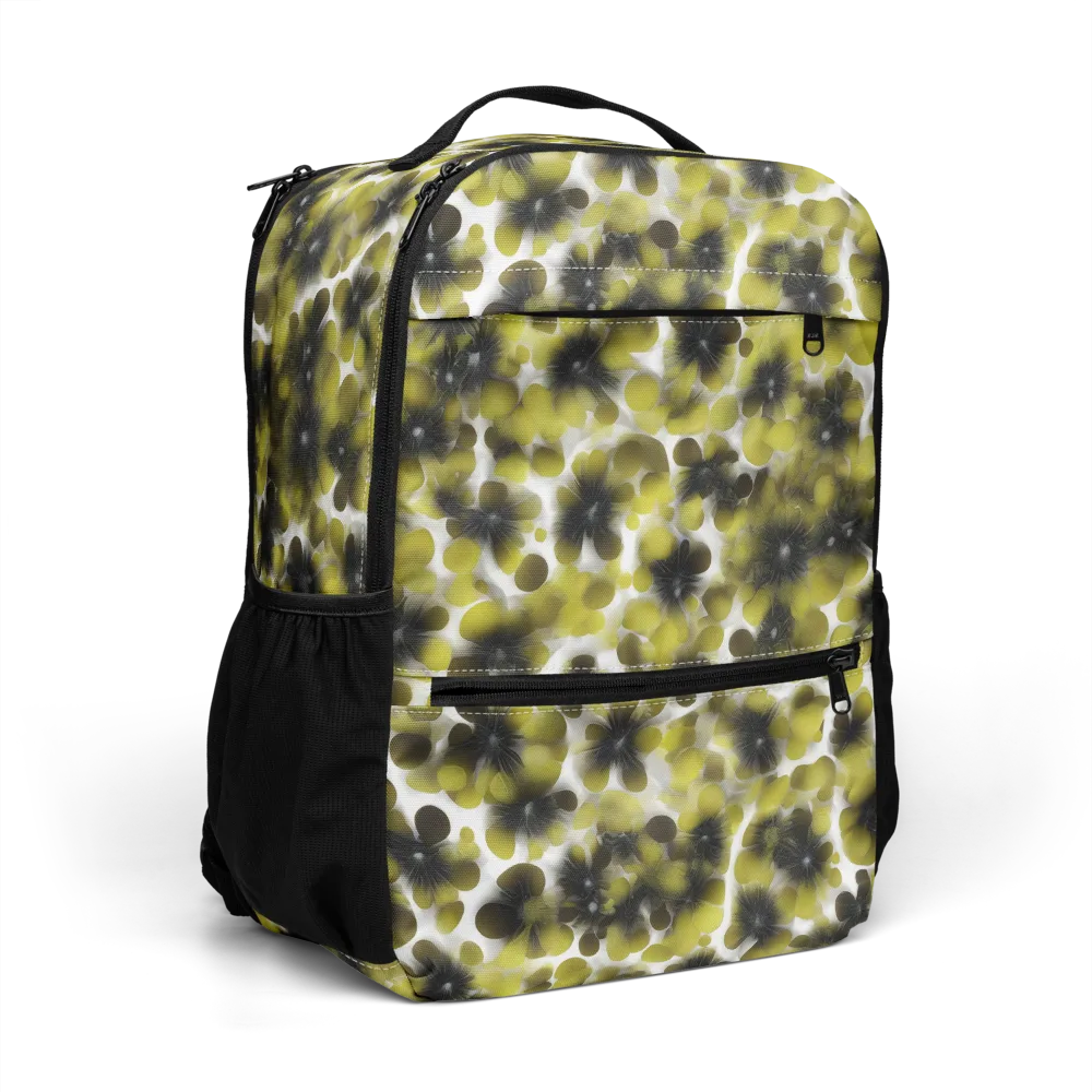 Chartreuse Midnight on Utility Backpack — Right Front