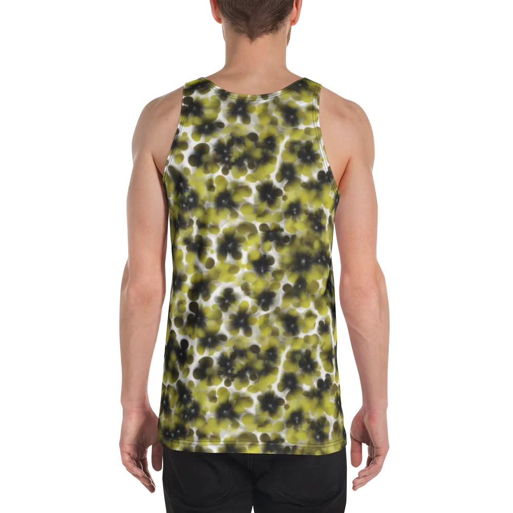 Chartreuse Midnight on Men's Tank Top — Back