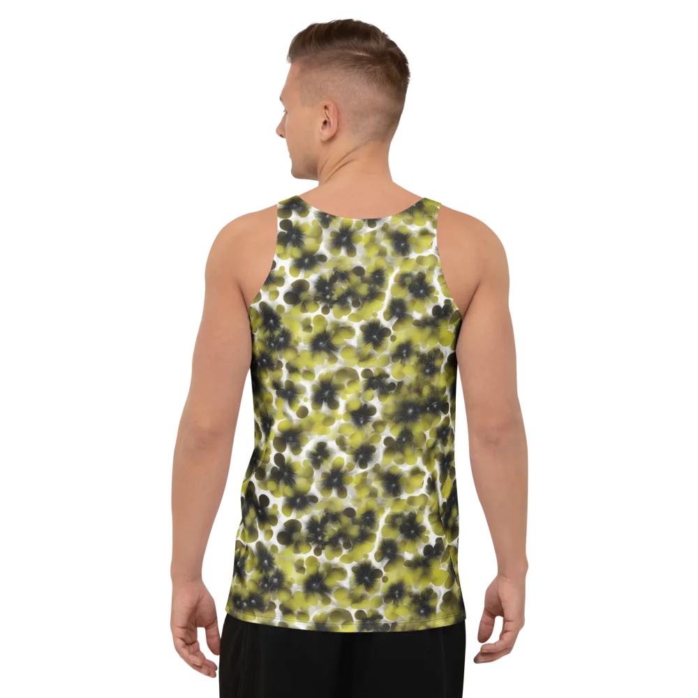 Chartreuse Midnight on Men's Tank Top — Back