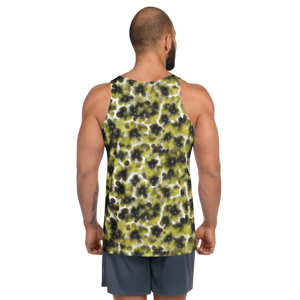 Chartreuse Midnight on Men's Tank Top — Back