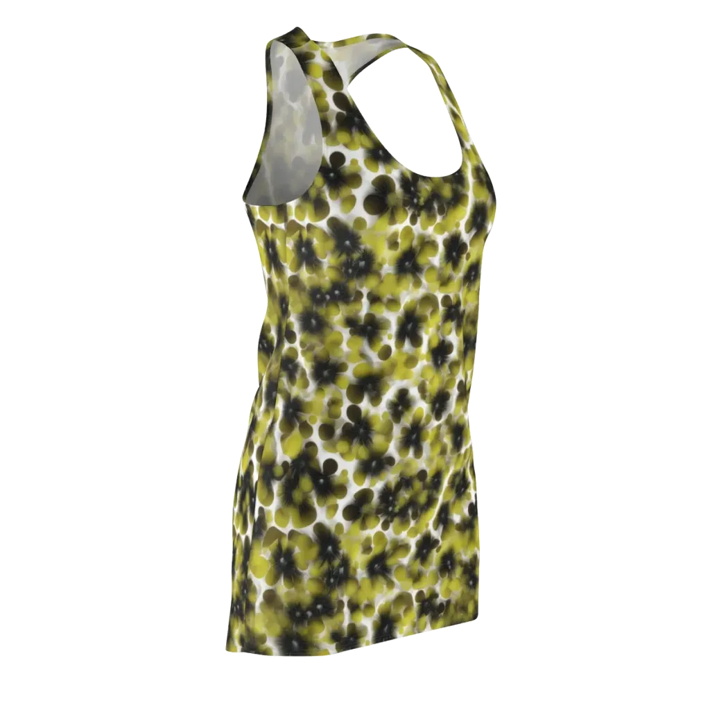Chartreuse Midnight on Racerback Dress — Front Side
