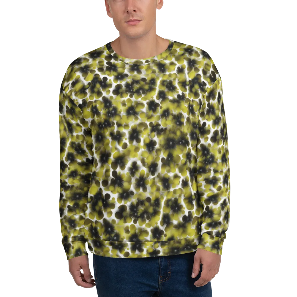 Chartreuse Midnight on Sweatshirt — Front
