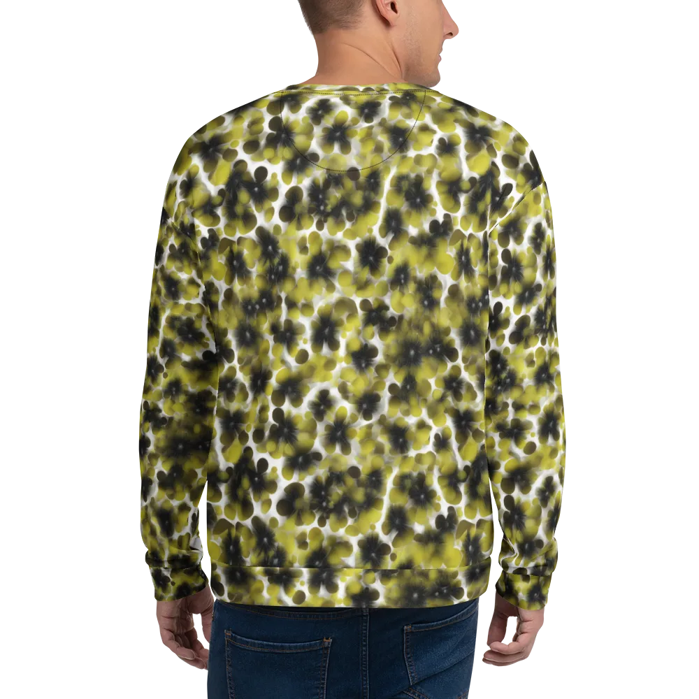 Chartreuse Midnight on Sweatshirt — Back