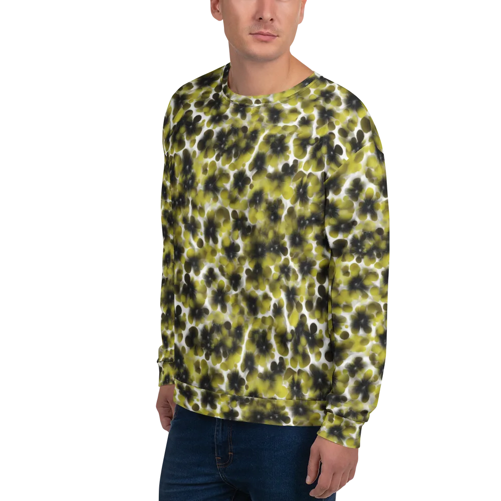 Chartreuse Midnight on Sweatshirt — Left Front