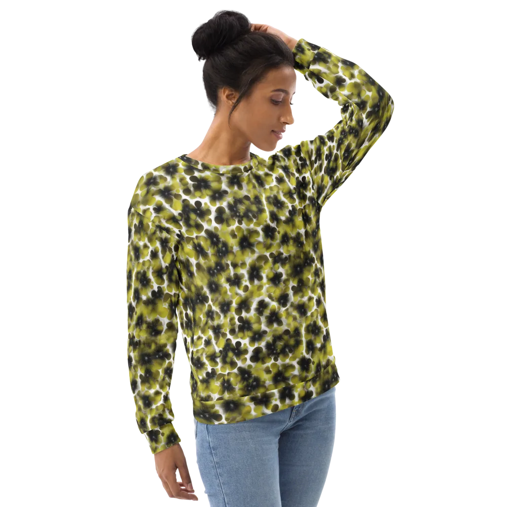 Chartreuse Midnight on Sweatshirt — Right Front