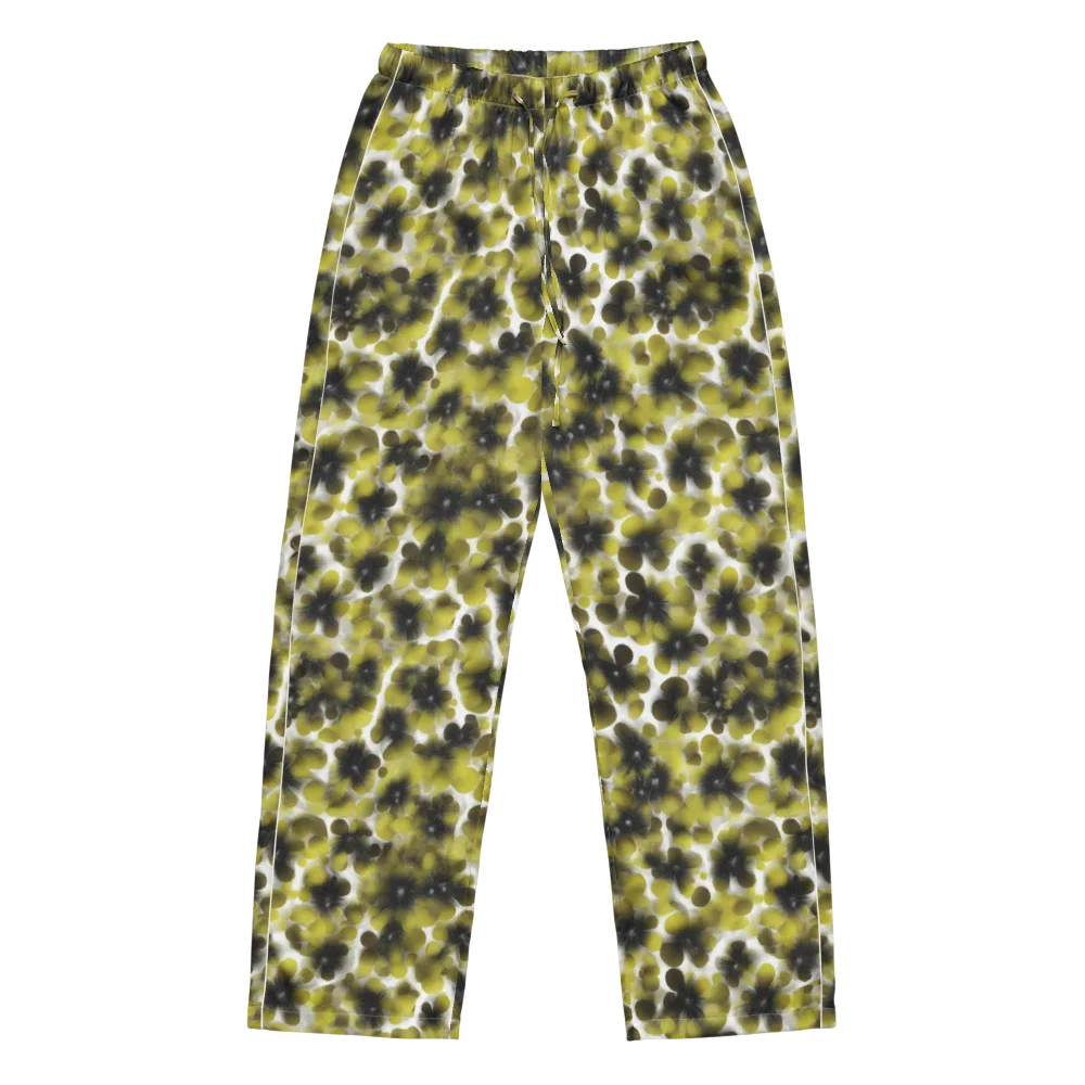 Chartreuse Midnight on Women's Pajama Pants — Front