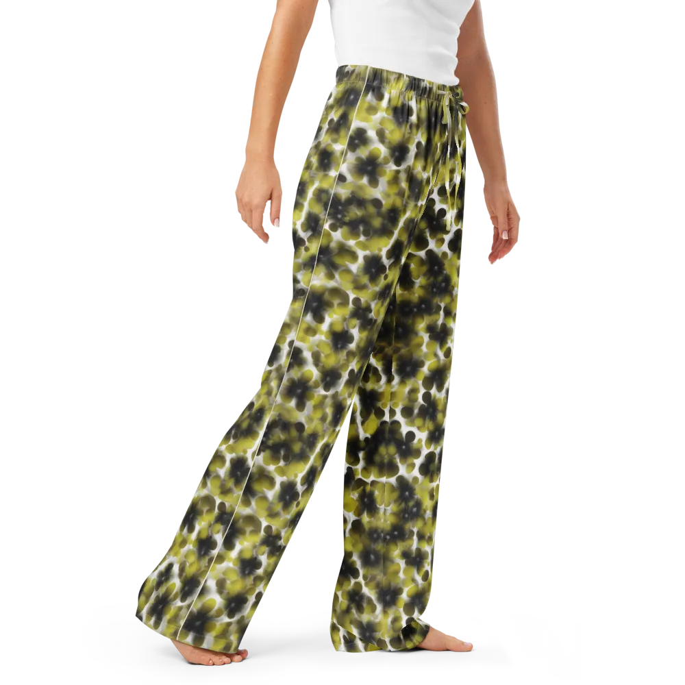 Chartreuse Midnight on Women's Pajama Pants — Right Front