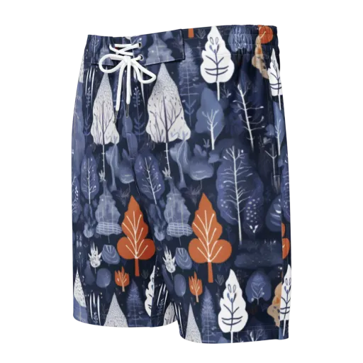 Midnight Canopy on a Men's Board Shorts