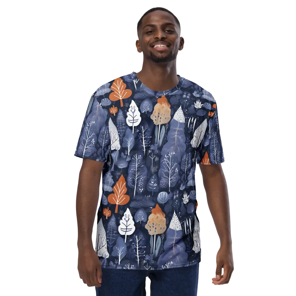 Midnight Canopy on Men's Crew Neck T-Shirt — Front
