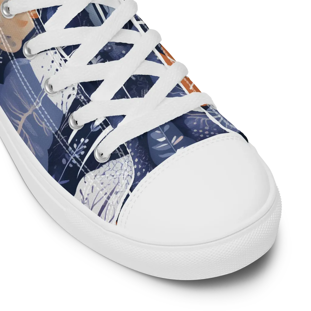 Midnight Canopy on Women's High Top Canvas Shoes — Product details