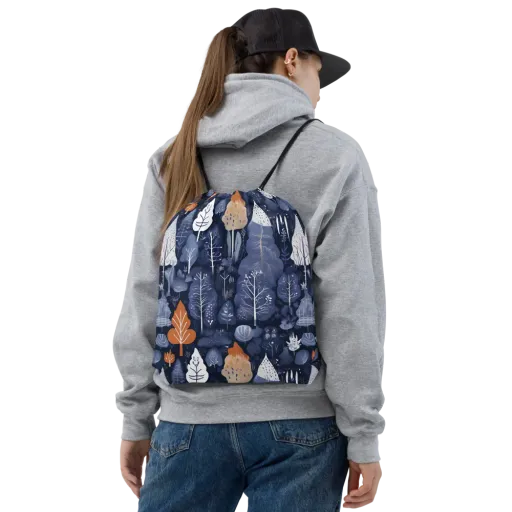 Midnight Canopy on a Drawstring Bag