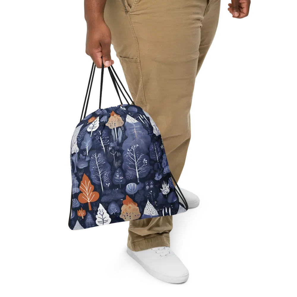 Midnight Canopy on Drawstring Bag — Front