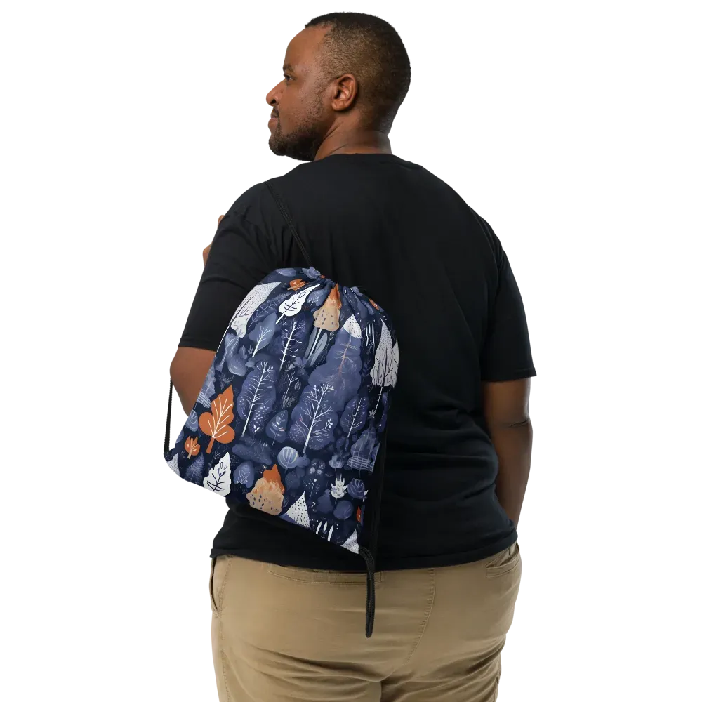 Midnight Canopy on Drawstring Bag — Front