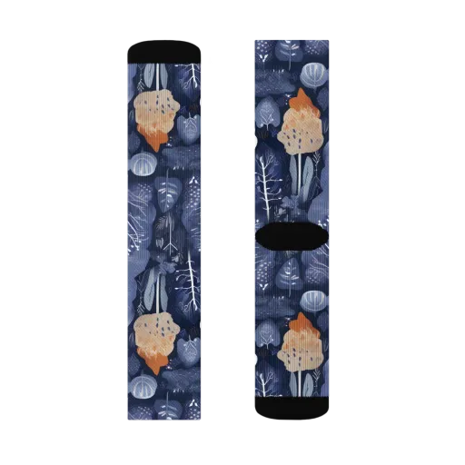 Midnight Canopy on a Socks