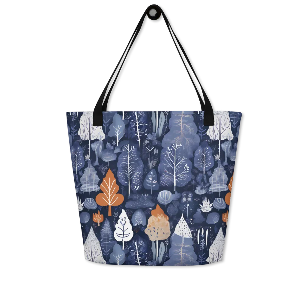 Midnight Canopy on Large Tote Bag W/ Pocket — Front