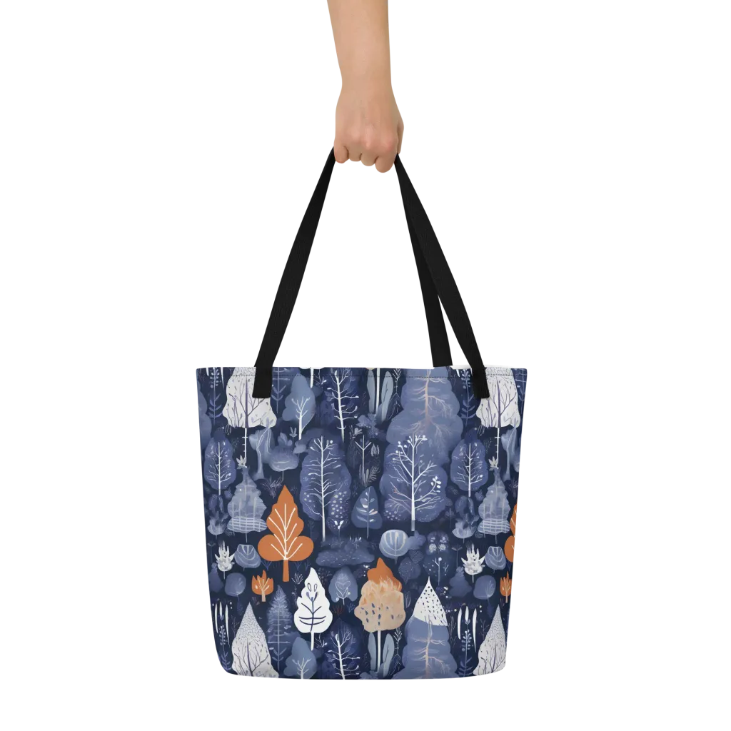 Midnight Canopy on Large Tote Bag W/ Pocket — Front