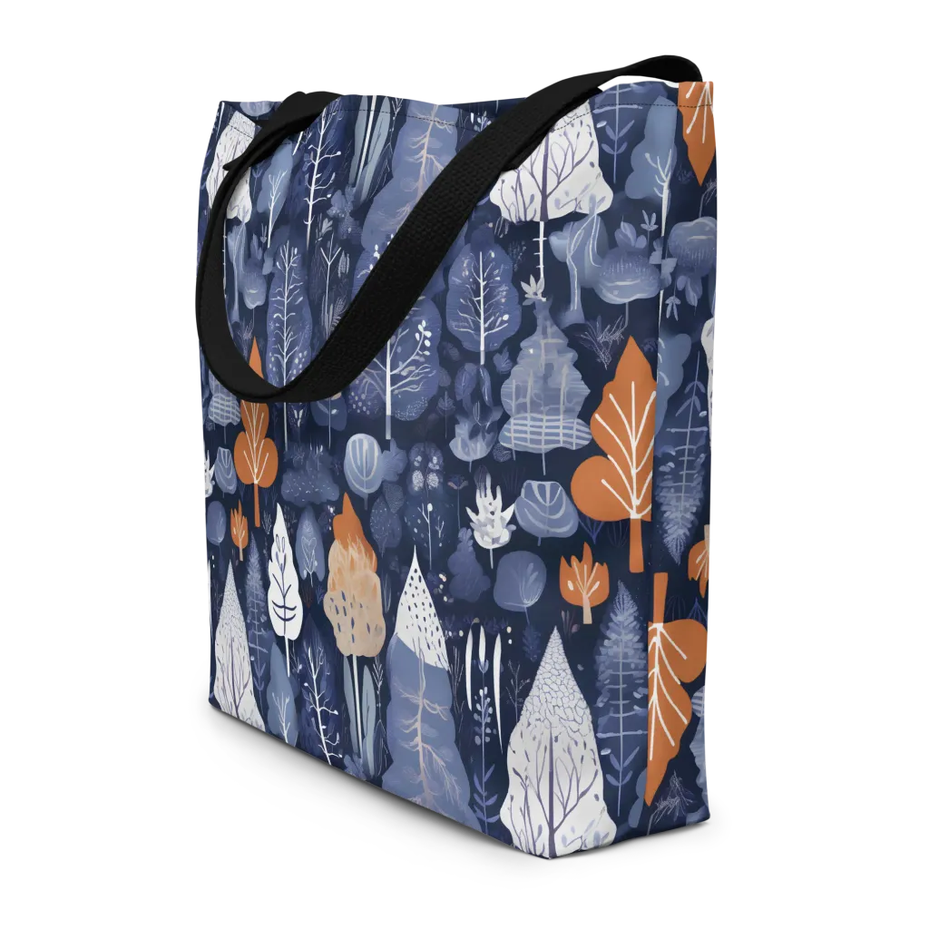 Midnight Canopy on Large Tote Bag W/ Pocket — Front