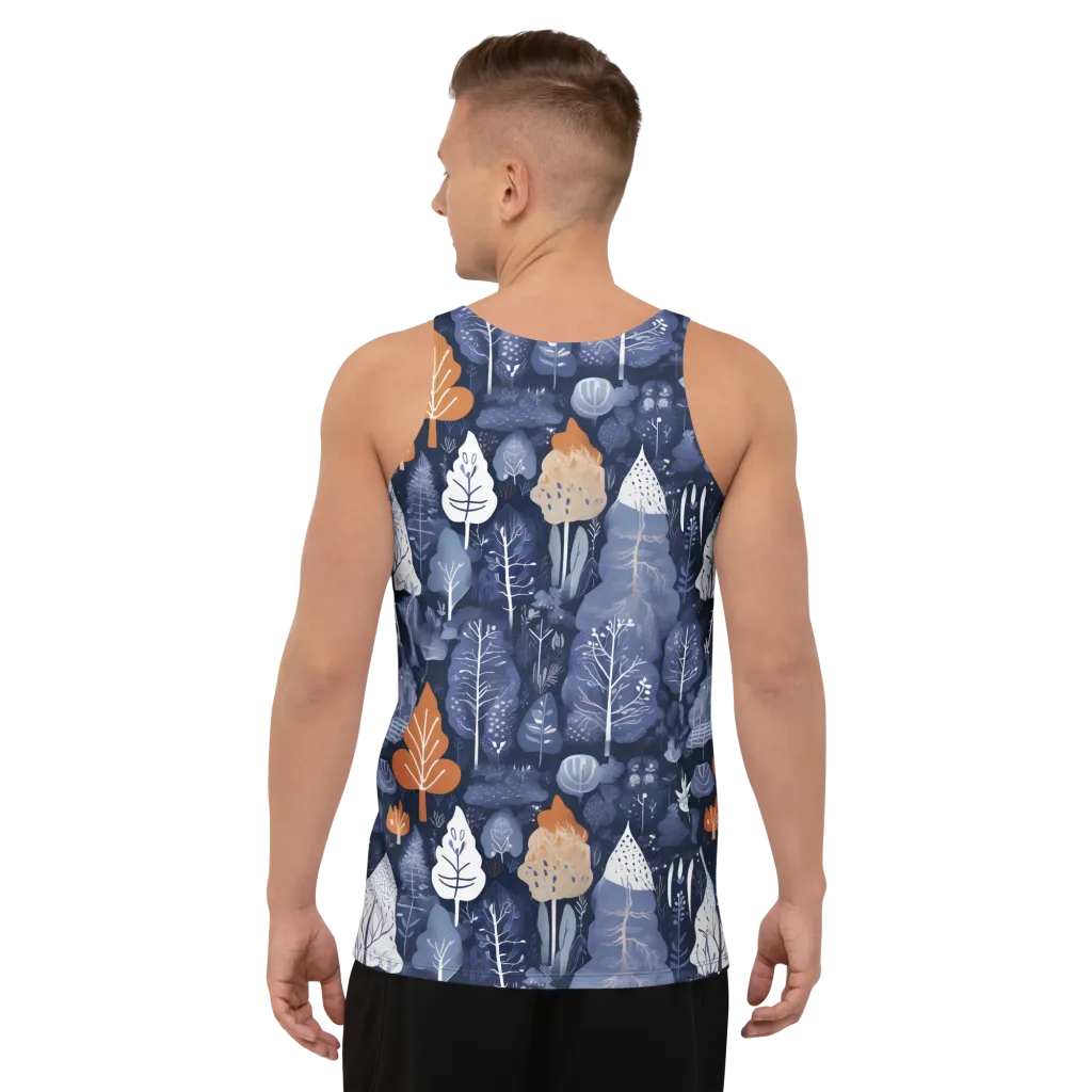 Midnight Canopy on Men's Tank Top — Back