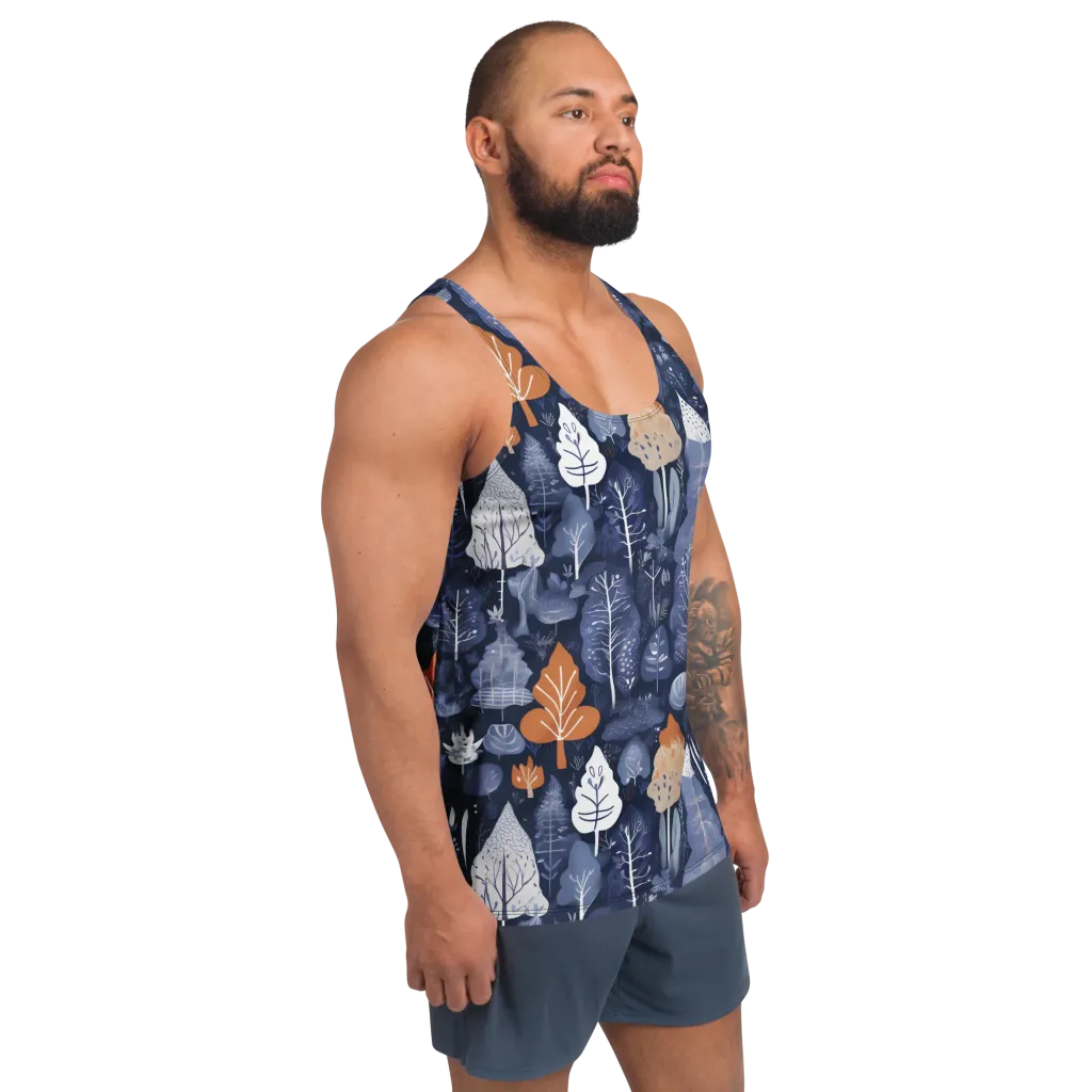 Midnight Canopy on Men's Tank Top — Right Front