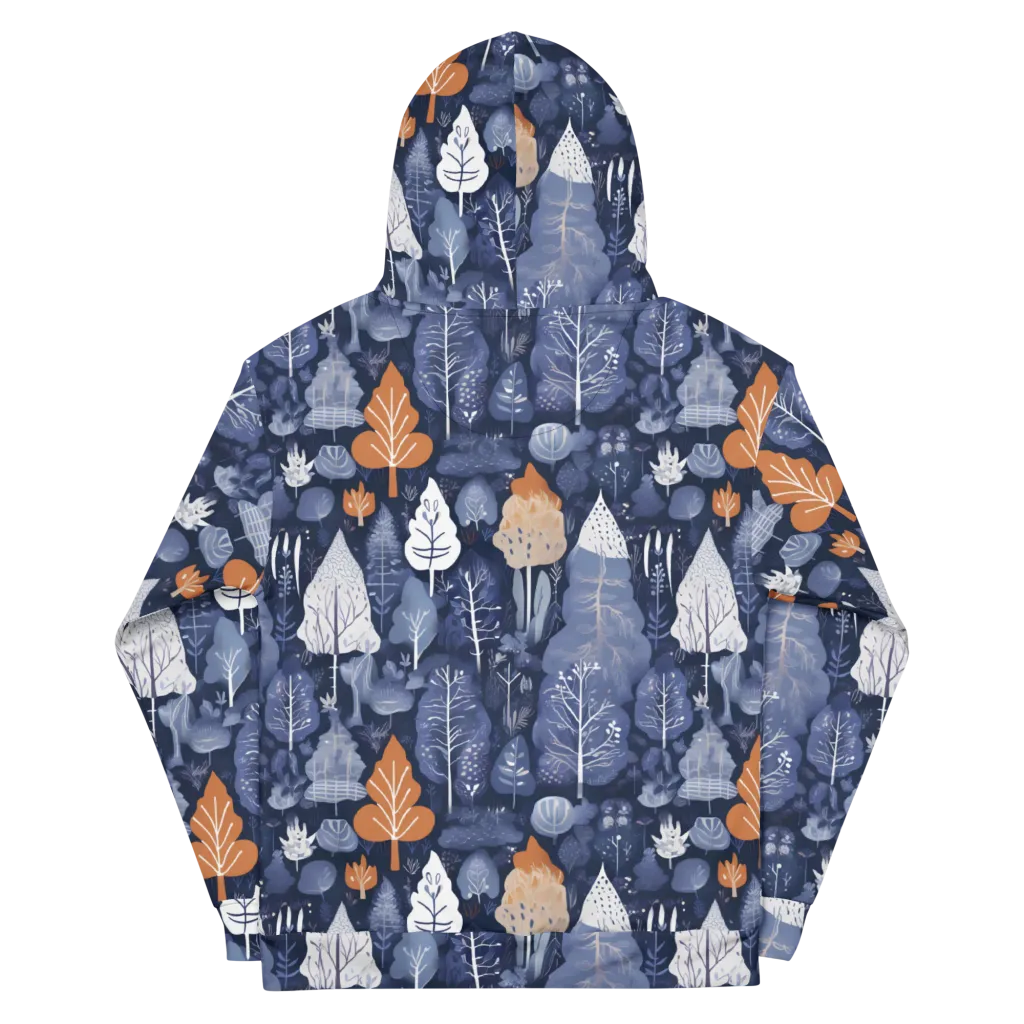 Midnight Canopy on Cotton Hoodie — Back