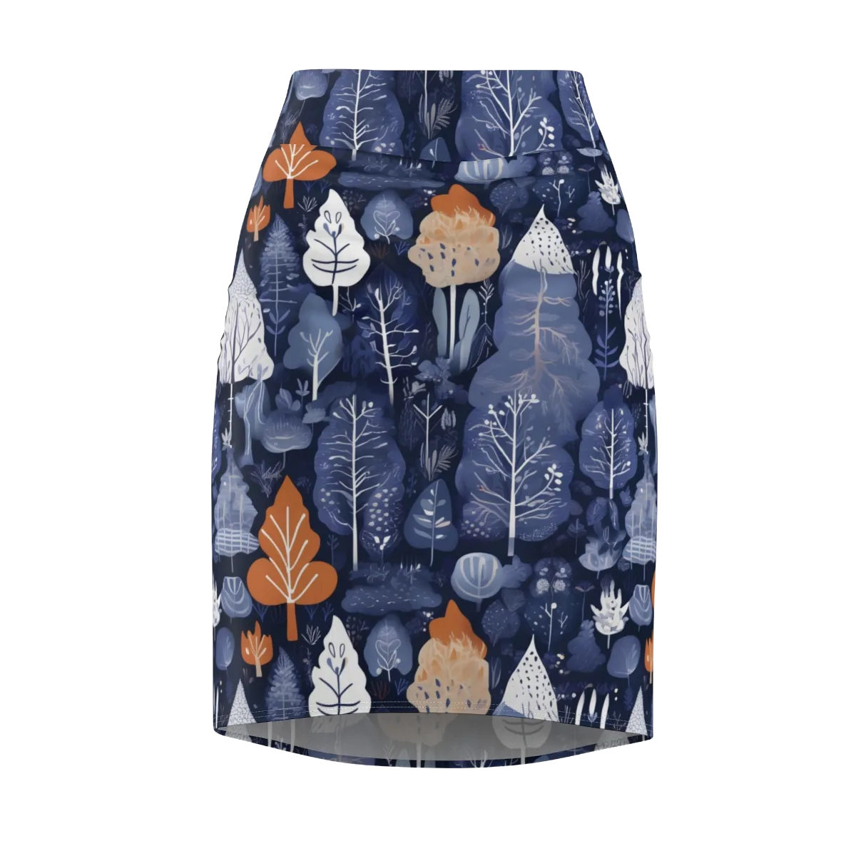 Midnight Canopy on Pencil Skirt — Front