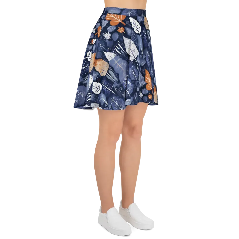 Midnight Canopy on Skater Skirt — Right