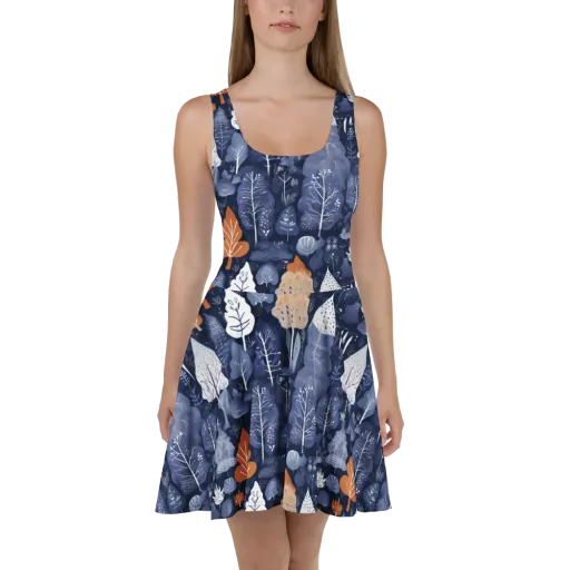 Midnight Canopy on a Skater Dress