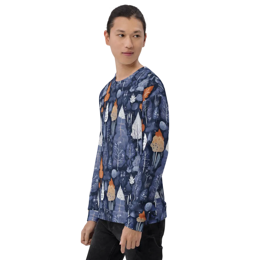 Midnight Canopy on Sweatshirt — Left Front