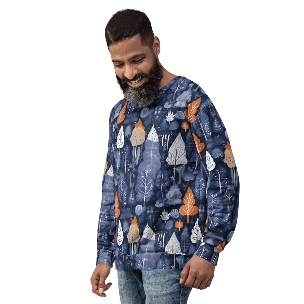 Midnight Canopy on Sweatshirt — Left Front