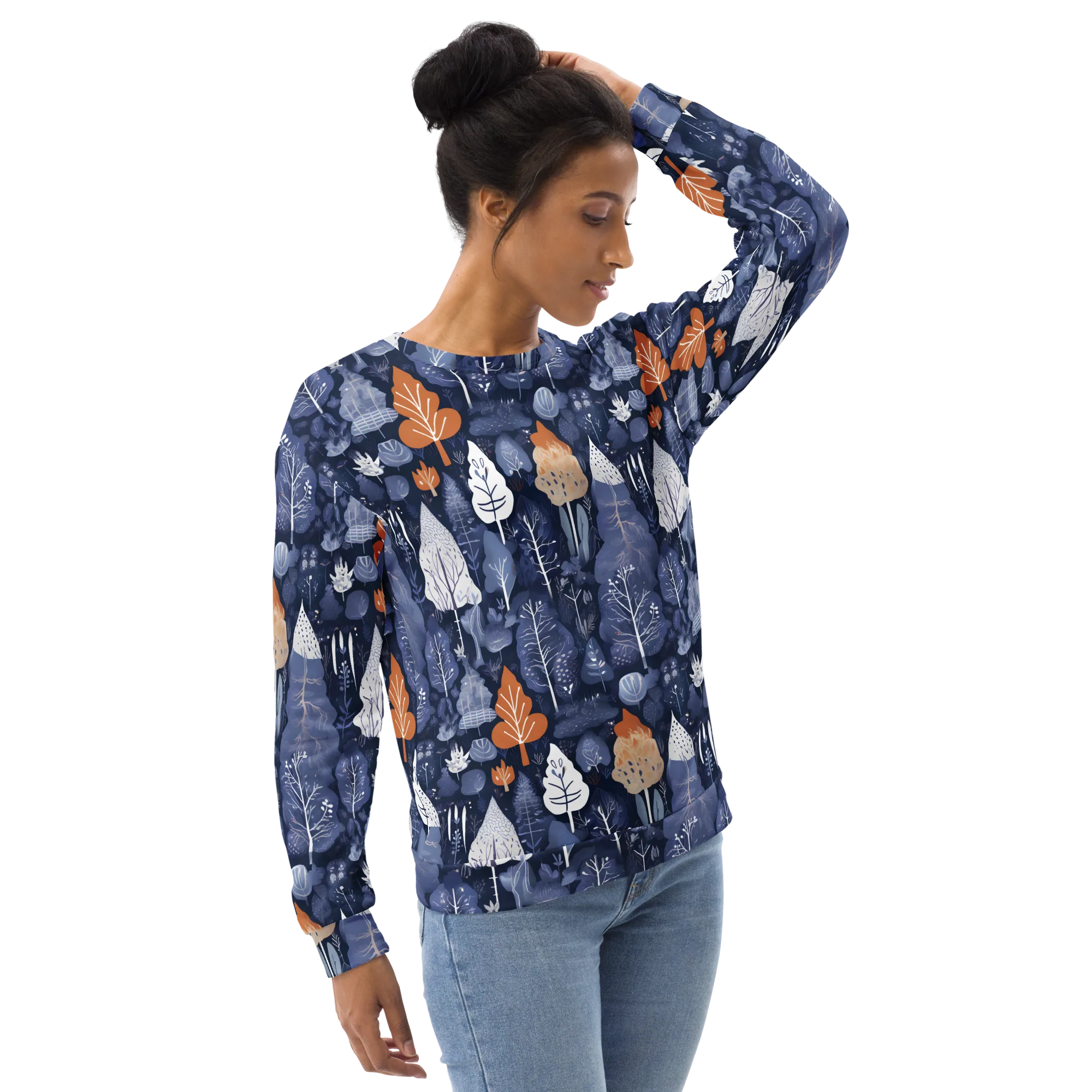 Midnight Canopy on Sweatshirt — Right Front