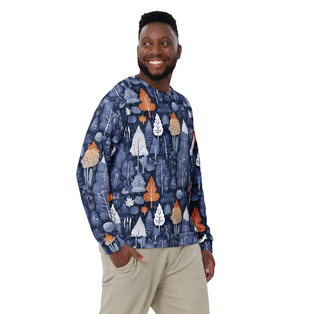 Midnight Canopy on Sweatshirt — Front