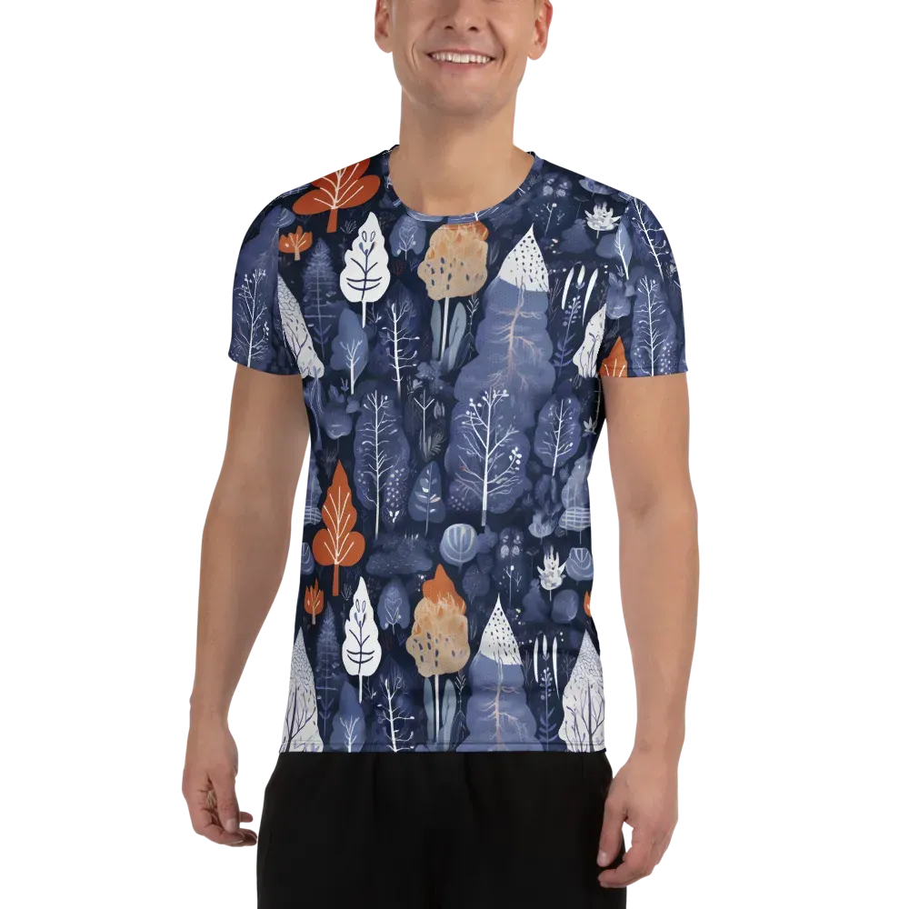 Midnight Canopy on Men's Athletic T-Shirt — Front