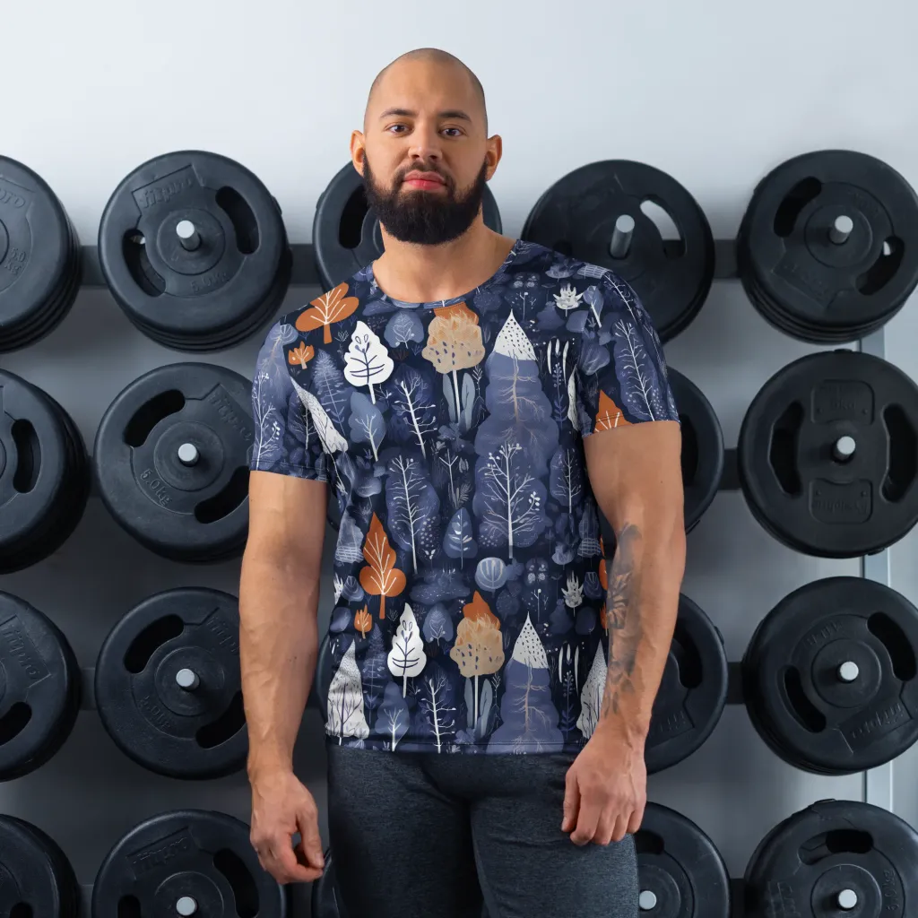 Midnight Canopy on Men's Athletic T-Shirt — Front