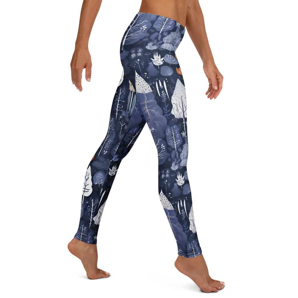 Midnight Canopy on Leggings — Right