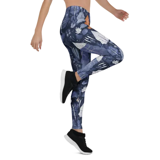 Midnight Canopy on a Leggings