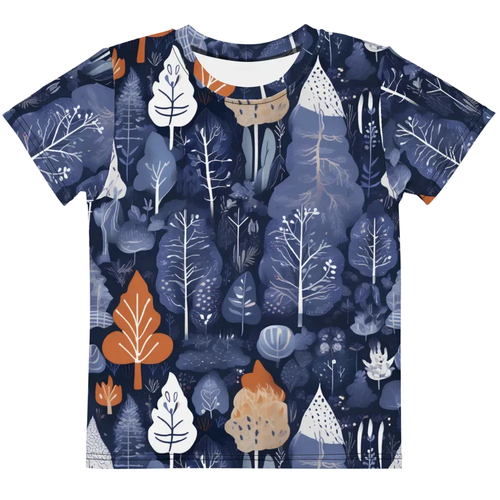 Midnight Canopy on Kids Crew Neck T-Shirt — Front