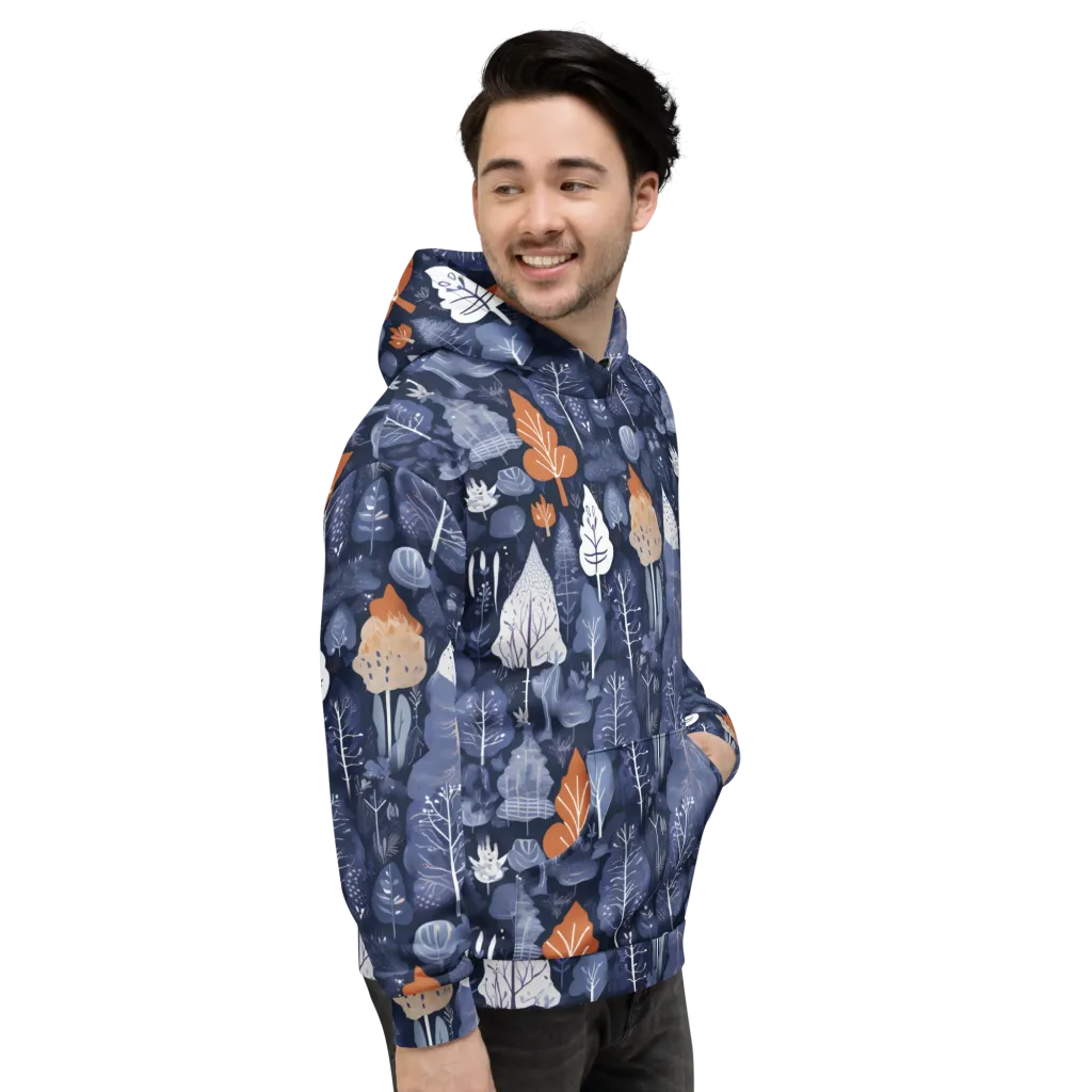 Midnight Canopy on Hoodie — Right