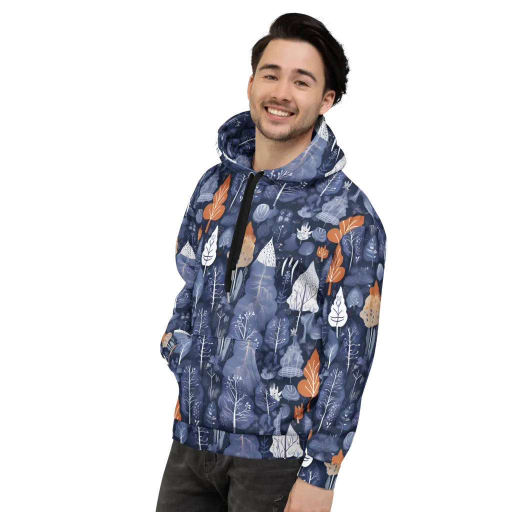 Midnight Canopy on Hoodie — Left