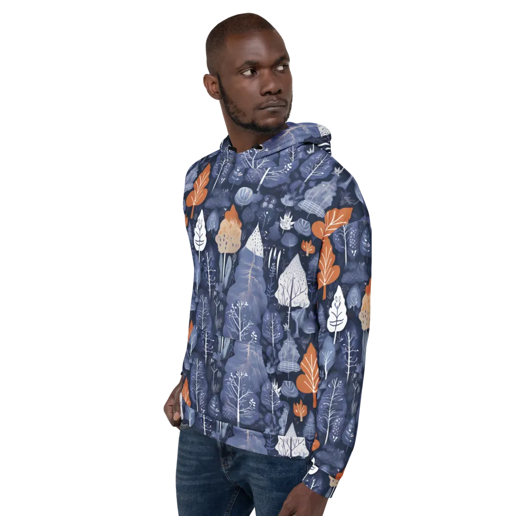 Midnight Canopy on Hoodie — Left