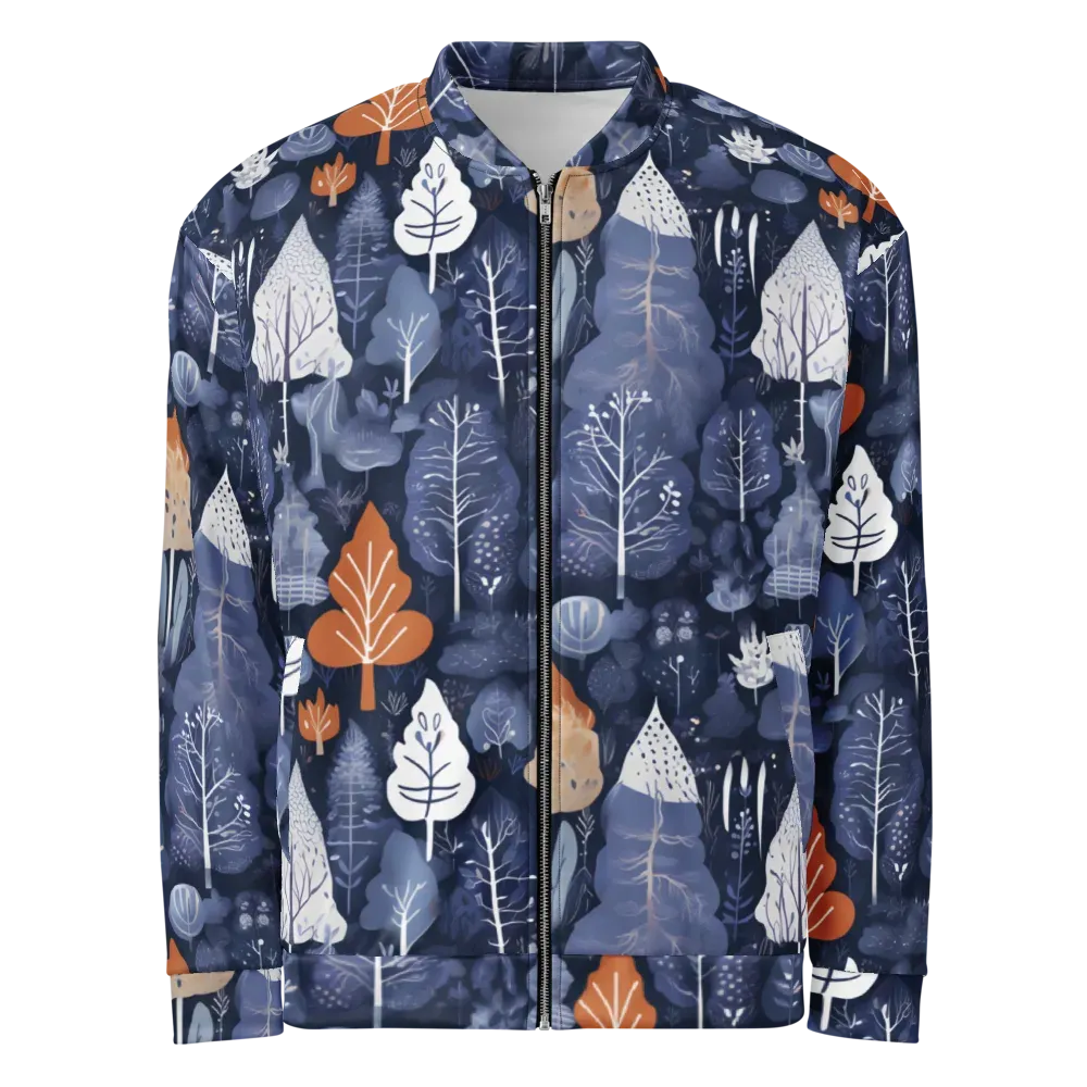 Midnight Canopy on Bomber Jacket — Front