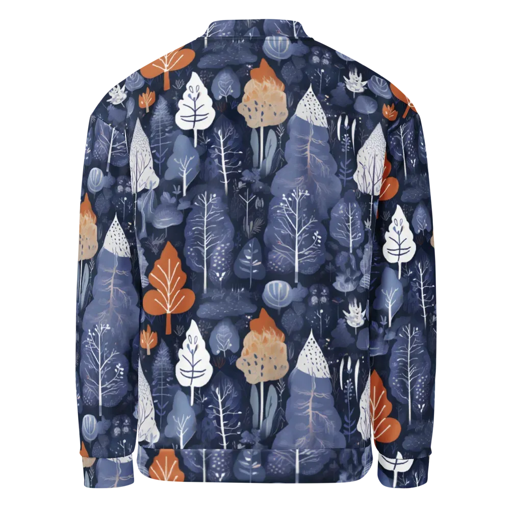 Midnight Canopy on Bomber Jacket — Back