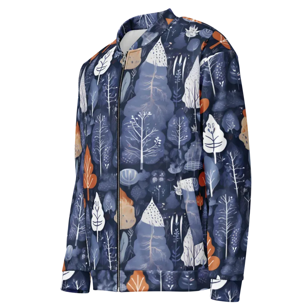Midnight Canopy on Bomber Jacket — Left Front