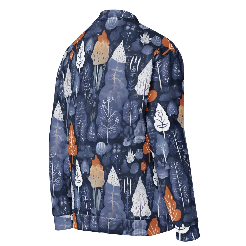 Midnight Canopy on Bomber Jacket — Right Back
