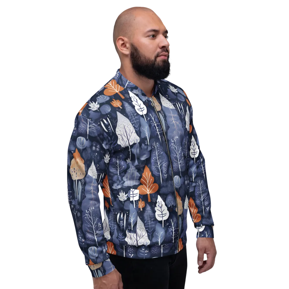 Midnight Canopy on Bomber Jacket — Right
