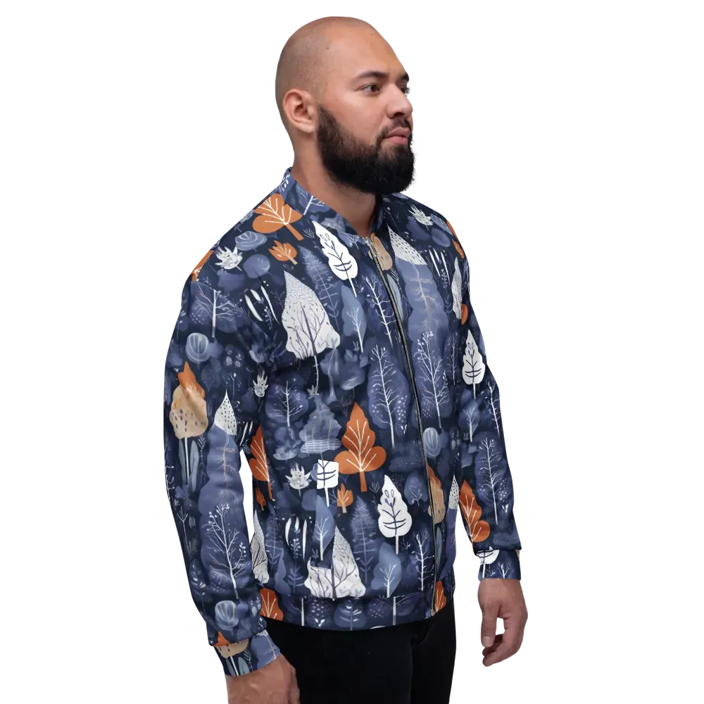 Midnight Canopy on Bomber Jacket — Right